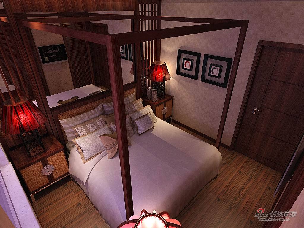 中式 三居 卧室图片来自方林装饰在【多图】古典大气的中式风格12的分享