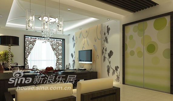 中式 三居 客厅图片来自wulijuan_16在简约干净的现代中式混搭风格67的分享