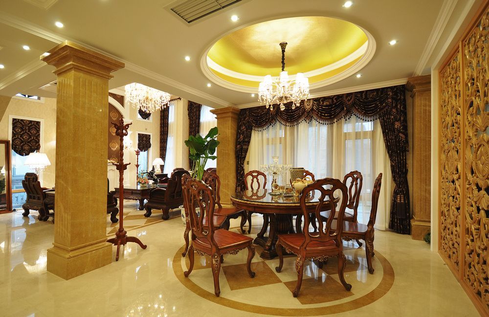 新古典 别墅 餐厅图片来自用户1907664341在520平米燕西台-洛可可风格的完美呈现33的分享