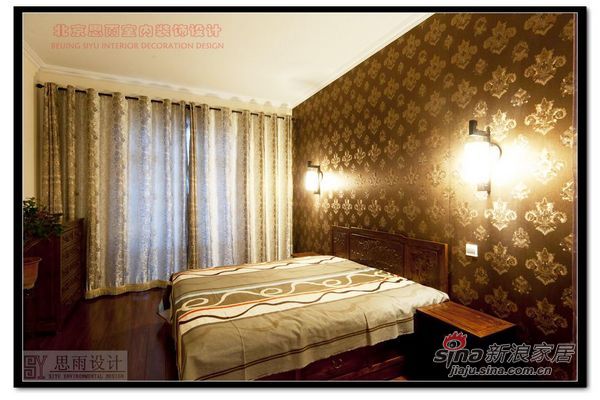 中式 别墅 卧室图片来自用户1907659705在320平中式-红动逍遥居实景图28的分享