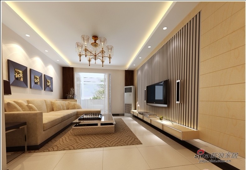 简约 二居 客厅图片来自用户2737786973在浪漫风格设计89平米3居室50的分享