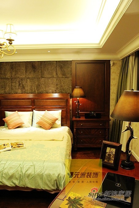美式 别墅 卧室图片来自用户1907685403在【多图】23万打造280平北京玫瑰园37的分享