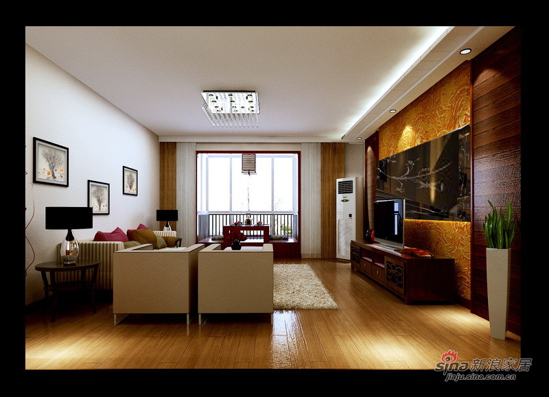 简约 三居 客厅图片来自用户2738845145在新古典主义四口之家14的分享