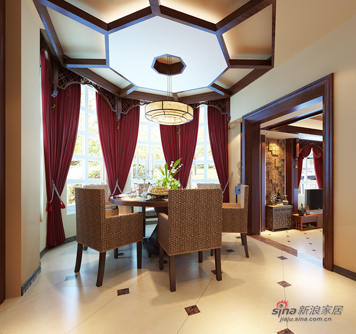 中式 二居 餐厅图片来自用户1907658205在我的专辑153590的分享