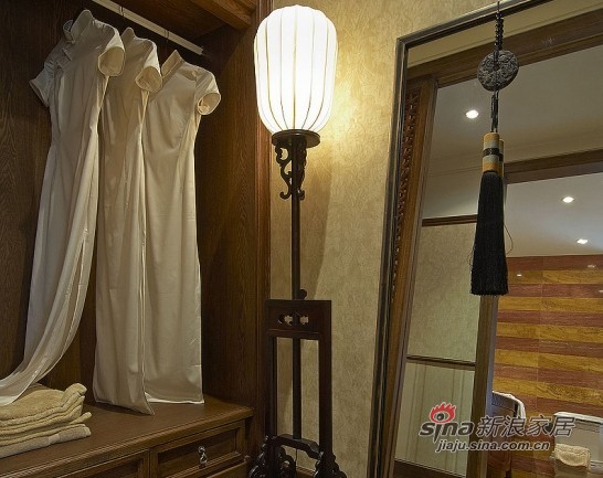 中式 复式 卧室图片来自用户1907662981在百平老上海风的尊贵复式家31的分享