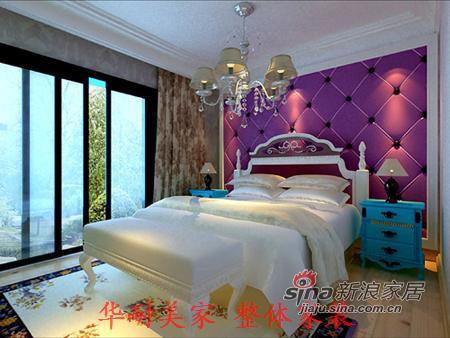 欧式 别墅 卧室图片来自用户2746953981在10万筑造低奢的欧式风格大平米别墅庄园36的分享