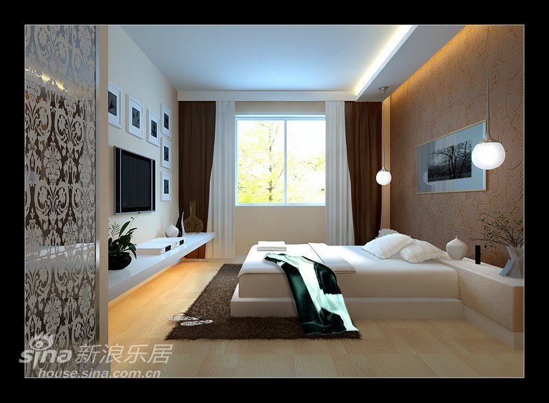 欧式 复式 卧室图片来自用户2772873991在东方太阳城简约三居90的分享