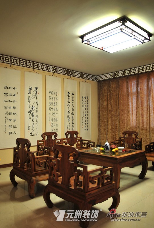 简约 一居 客厅图片来自用户2739378857在十二万打造中式文化气息儒雅家22的分享
