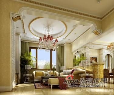 欧式 别墅 客厅图片来自用户2745758987在鸣仁460平法式风格原创设计作品73的分享