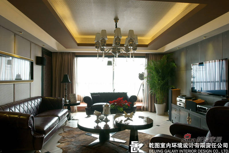 中式 四居 客厅图片来自用户1907658205在中式时尚风18万造180平大四居19的分享