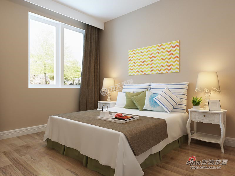 简约 三居 卧室图片来自阳光力天装饰在海天园126㎡-三室两厅一厨两卫-简约风格18的分享