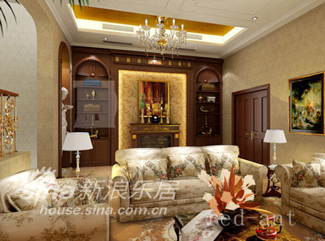 欧式 别墅 客厅图片来自用户2772873991在高贵奢华 皇家风范50的分享