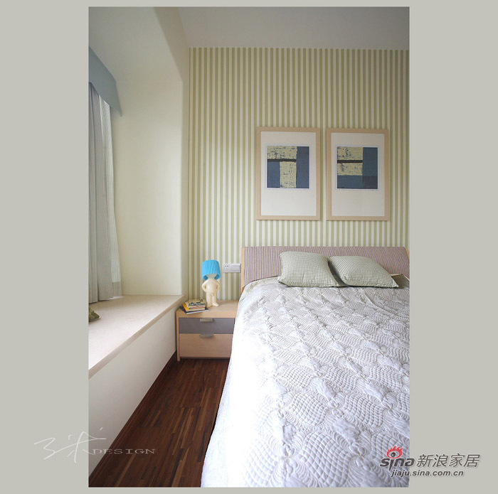 中式 三居 卧室图片来自用户1907659705在153平现代中式清新大三居55的分享
