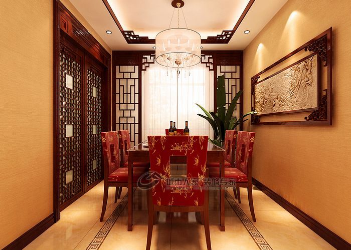 中式 三居 餐厅图片来自城市人家犀犀在天津城市人家 中式风情51的分享