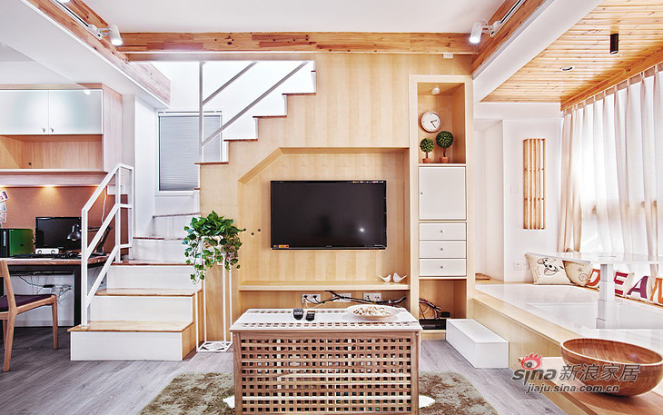 简约 loft 客厅图片来自用户2737950087在【高清】超清爽70平日式素雅loft16的分享