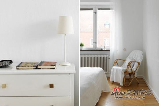 北欧 二居 卧室图片来自佰辰生活装饰在简约明亮96平米小清新公寓71的分享