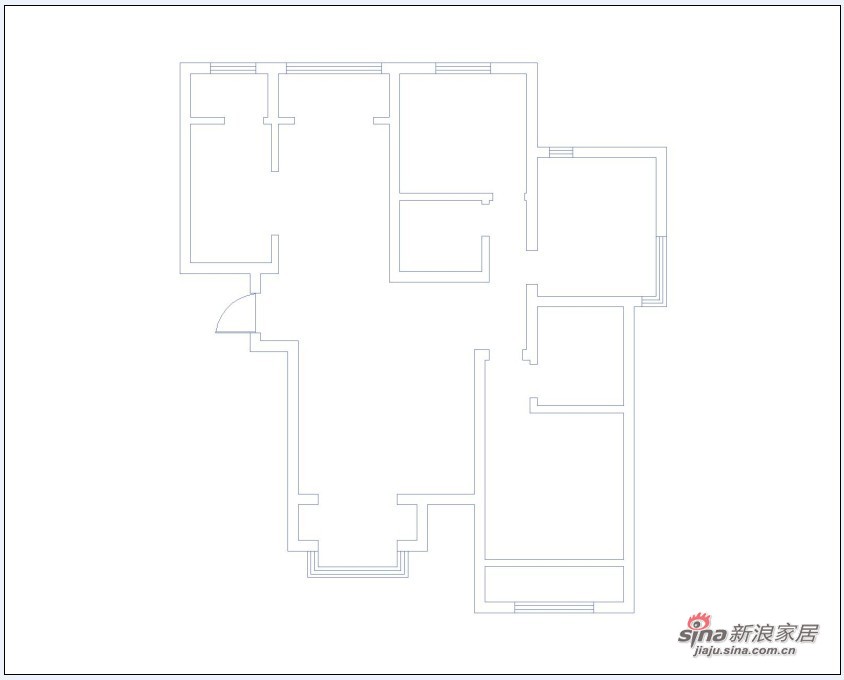 简约 三居 客厅图片来自用户2739153147在浅色调打造125平3居室简约风格61的分享