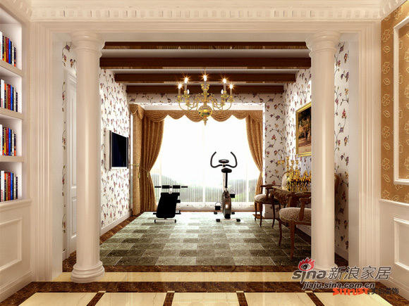 欧式 别墅 客厅图片来自用户2746948411在棕榈泉国际简欧风情家居20的分享