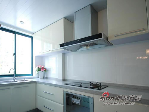中式 二居 厨房图片来自用户1907659705在9万装130平米中式混搭雅居65的分享