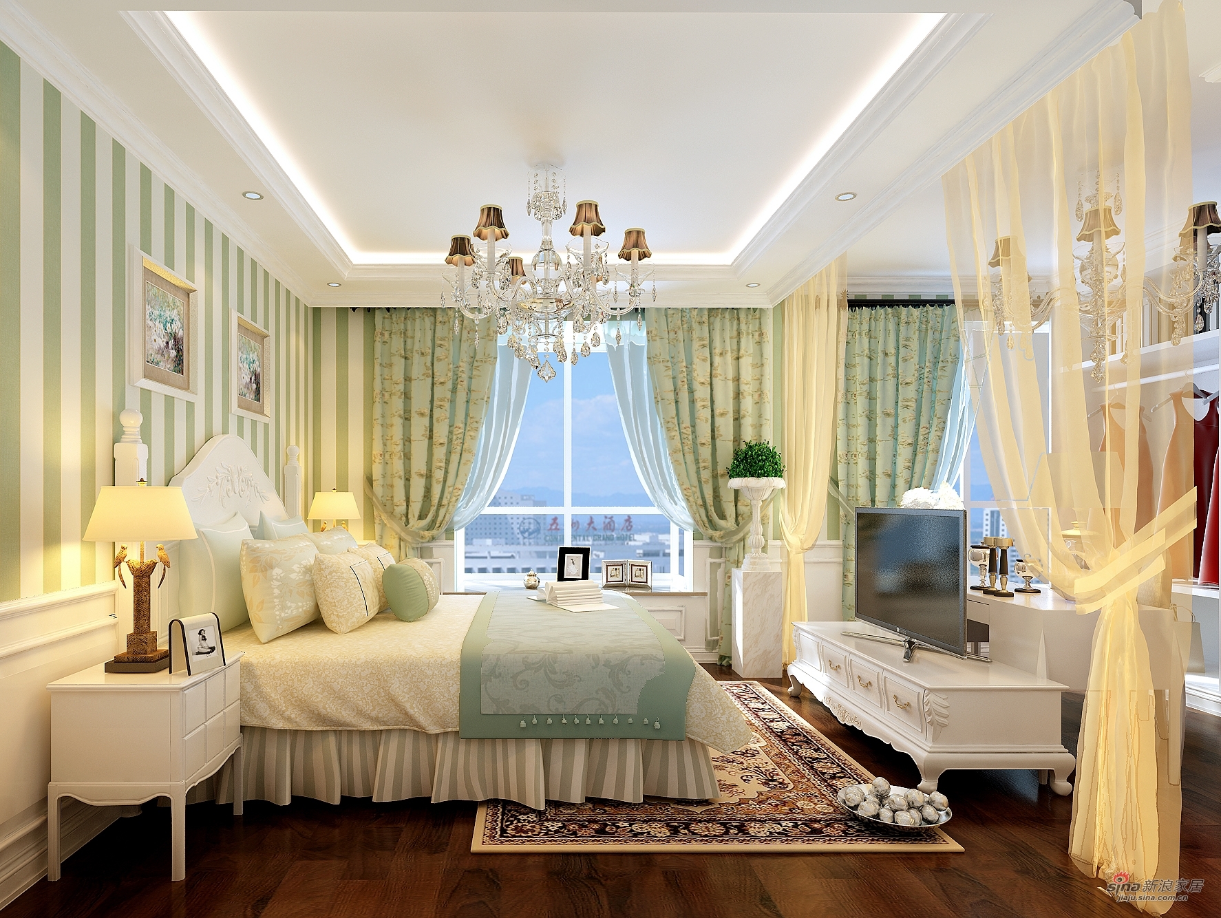 欧式 别墅 卧室图片来自用户2745758987在金色漫香林叠拼75的分享