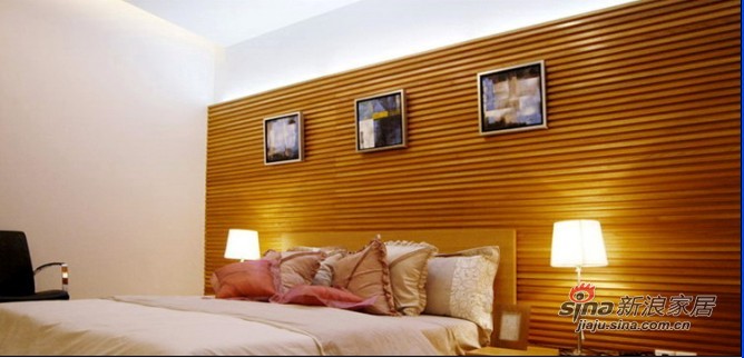 简约 三居 卧室图片来自佰辰生活装饰在7万打造110平现代简约美家55的分享