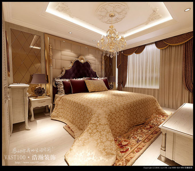 欧式 三居 卧室图片来自用户2557013183在精雕细琢 筑造法式奢华42的分享