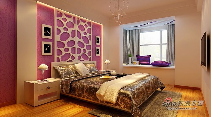 简约 三居 卧室图片来自用户2738093703在武汉青年打造广电兰亭都荟三居室简约风格56的分享