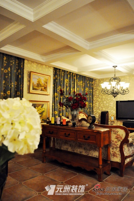 田园 二居 客厅图片来自用户2737791853在田园风格家具营造温馨舒适家16的分享
