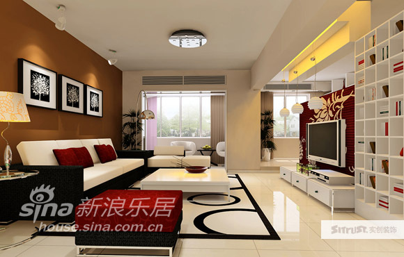 简约 二居 客厅图片来自用户2739153147在望京新城61的分享