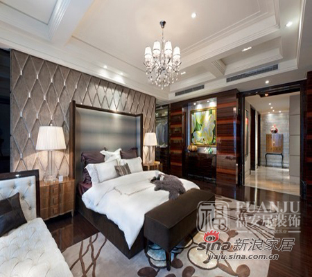 中式 别墅 卧室图片来自用户1907658205在时尚新中式风格62的分享