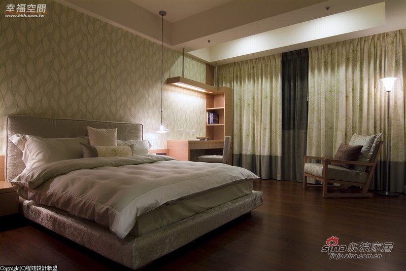 混搭 三居 卧室图片来自幸福空间在【高清】125平日式禅风+中国风大三居21的分享