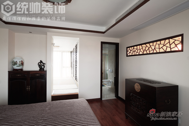 中式 别墅 卧室图片来自用户1907659705在中式风格别墅61的分享