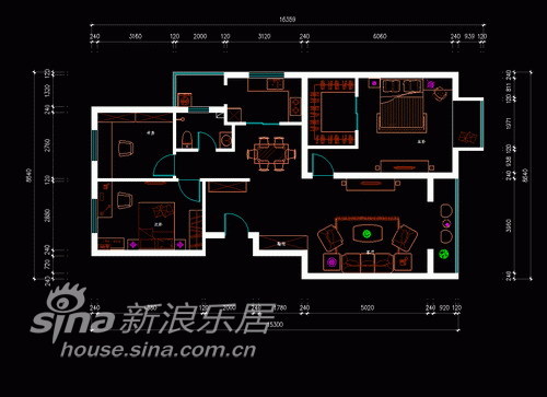 简约 三居 客厅图片来自用户2557010253在6万亲情打造130平英式乡村风格三居室70的分享