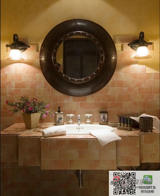 美式 别墅 卫生间图片来自用户1907686233在175平美式风格案例欣赏32的分享