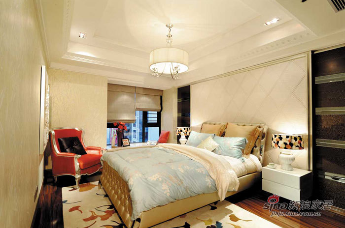 欧式 别墅 卧室图片来自用户2746869241在新古典奢华风格——锦园样板房二84的分享