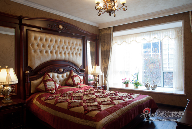 欧式 三居 卧室图片来自用户2746948411在北京白领结婚新房 欧式装修87的分享