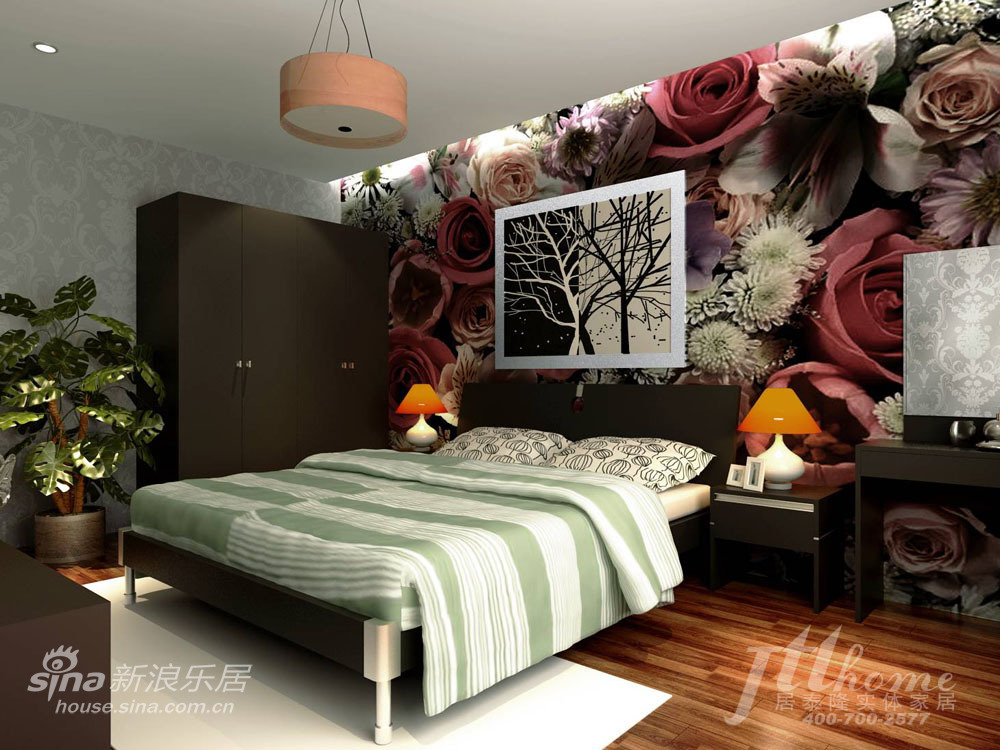 简约 三居 卧室图片来自用户2556216825在时尚高雅的完美生活家居装饰44的分享