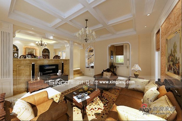 欧式 别墅 客厅图片来自用户2557013183在现代生活的舒适 欧式的典雅与豪华57的分享