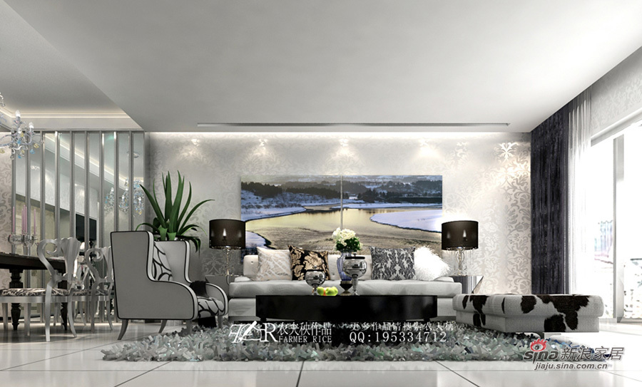 欧式 四居 客厅图片来自用户2746869241在178平巴洛克的新装16的分享