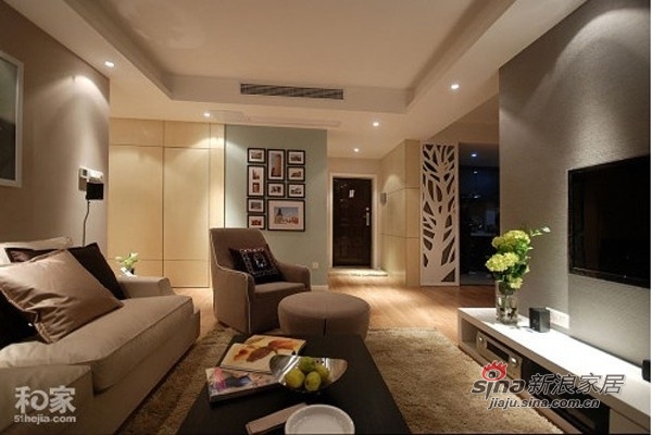 简约 一居 客厅图片来自用户2738820801在6.8万装暖暖色调现代简约3室2厅12的分享