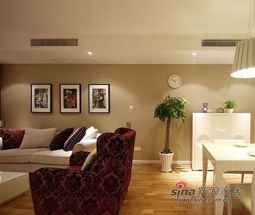 简约 三居 客厅图片来自用户2737782783在120平米宜家暖色系 简约装修温馨全家！49的分享