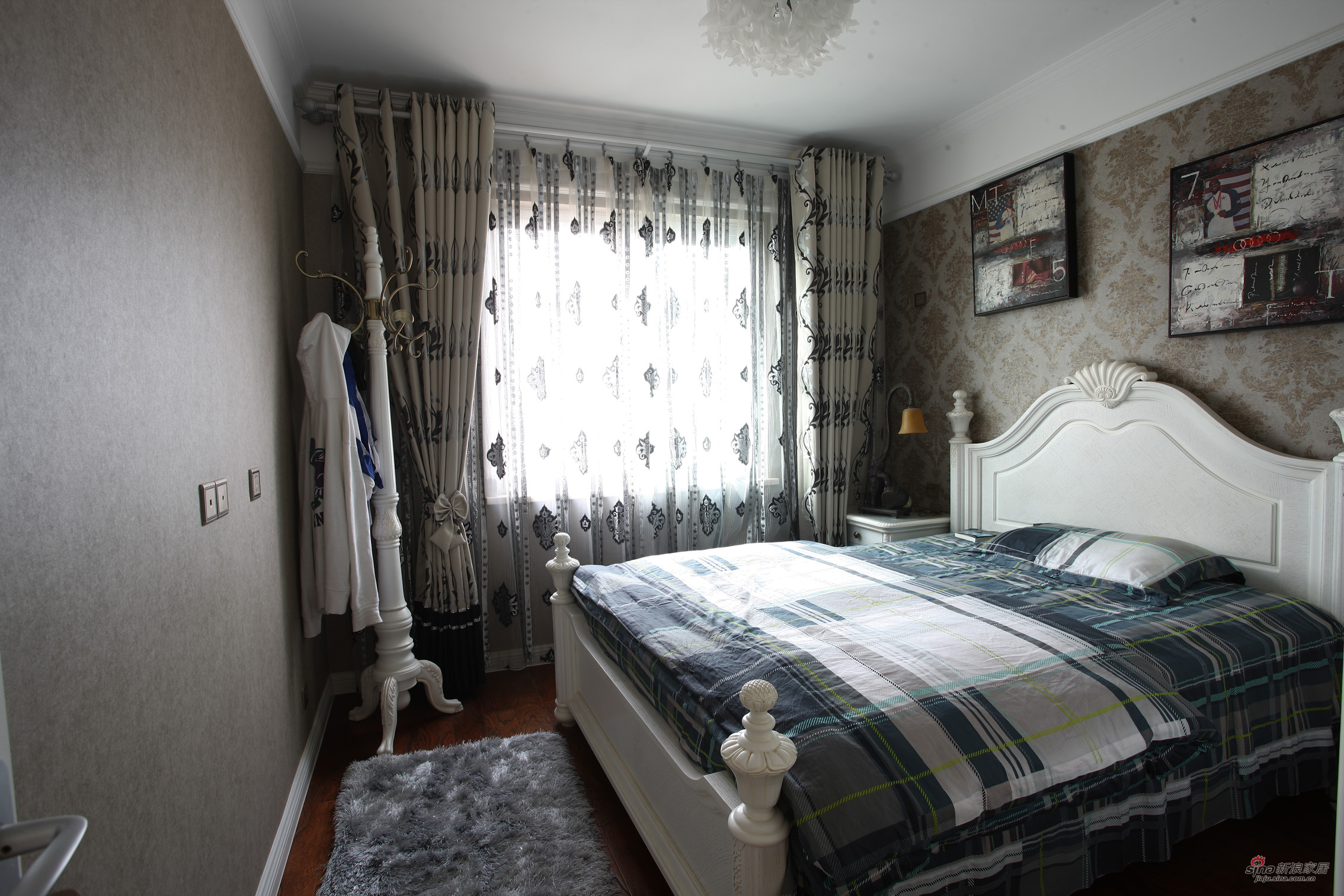 欧式 三居 卧室图片来自用户2772873991在祭城小区125平欧式风格设计图40的分享