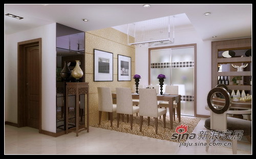 中式 三居 餐厅图片来自用户1907658205在【翠颐恬园】新中式风格24的分享
