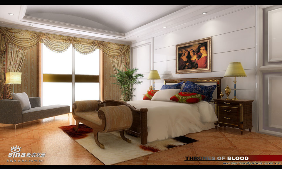欧式 别墅 卧室图片来自用户2557013183在阔达装饰——艺“墅”59的分享