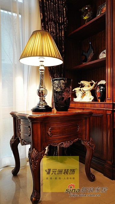 欧式 别墅 书房图片来自用户2746953981在龙熙顺景欧式古典别墅65的分享