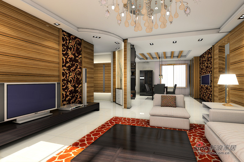简约 三居 客厅图片来自用户2556216825在锦绣龙城三居室简约风格50的分享
