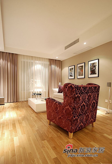 简约 三居 客厅图片来自用户2738093703在时尚白领5.8万装110平现代温馨两室44的分享