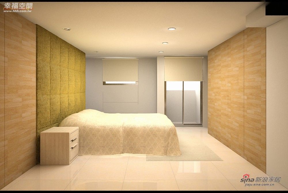 简约 复式 卧室图片来自幸福空间在165平米小复式的精致生活63的分享