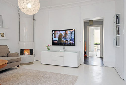 欧式 二居 客厅图片来自用户2757317061在5.3万打造清新纯白的北欧风格小户型68的分享