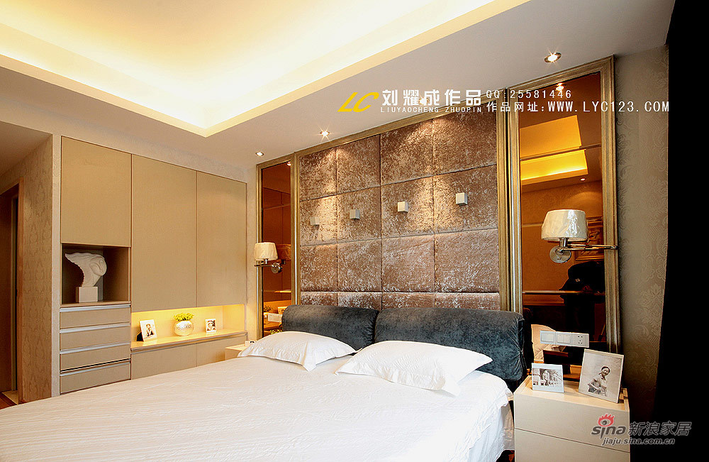 欧式 三居 卧室图片来自用户2746953981在【高清】134平设计师自己的舒适美居87的分享
